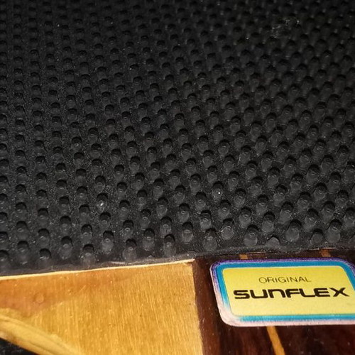 Комплект от 2 употребявани ракети за пинг-понг Sunflex в добро състояние