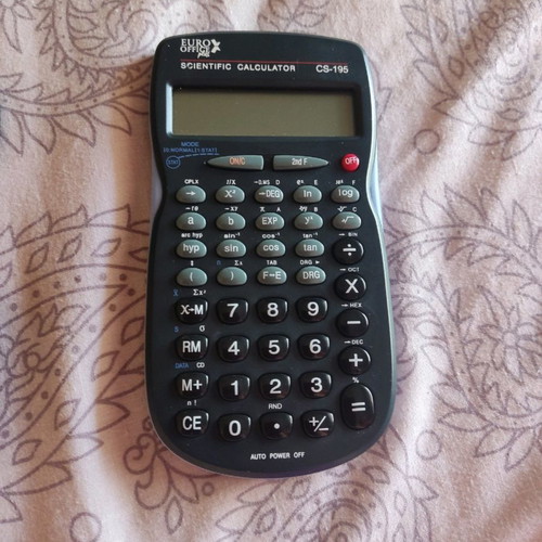 Scientific calculator used