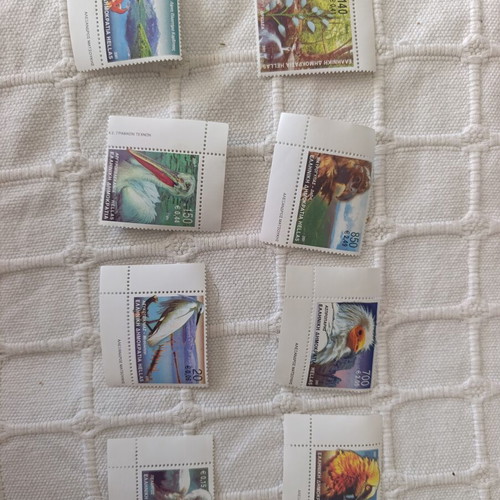 Greek stamps 2001 mint condition, flora and fauna series