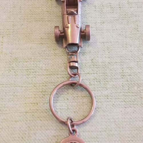 Ferrari 156 F1 (1961) collectible metal keychain Shell V-Power like new