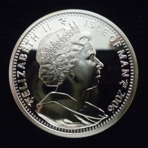 Isle of Man 2006 Elizabeth II 80th Birthday Silver Proof Silver Coin new