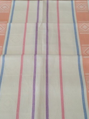 Vintage kitchen towels set of 3 linen cotton new