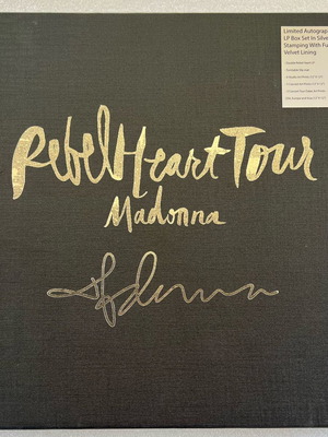 Madonna Rebel Heart Tour box set μεταχειρισμένο, ειδική υπογεγραμμένη έκδοση