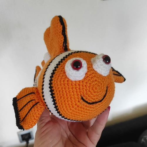 Handmade amigurumi clown fish new