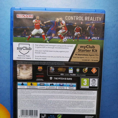 PES 2017 for PlayStation 4 like new