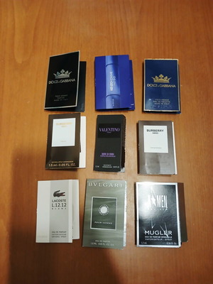 Δείγματα αρωμάτων tester σαν καινούργιο, σετ eau de parfum
