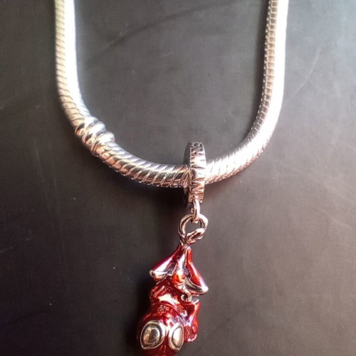 Pandora Spiderman Charm like new, silver