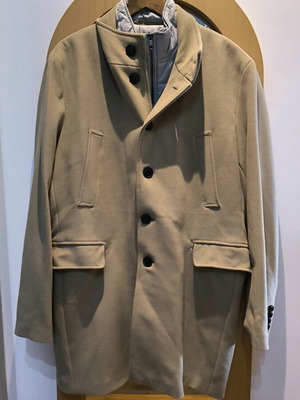 Zara coat beige like new, size XL