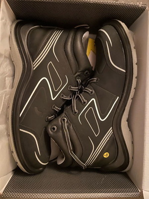 Flow S3 Mid black ankle boots new Safety Jogger size 45