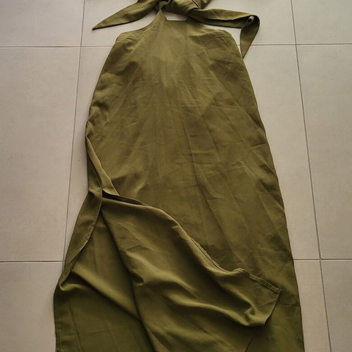 Maxi boho summer dress like new, size S/M, green