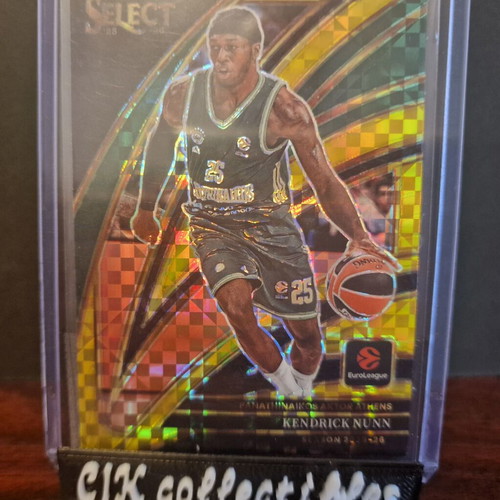 Panini Euroleague Select Panathinaikos Nunn /10 courtside card new
