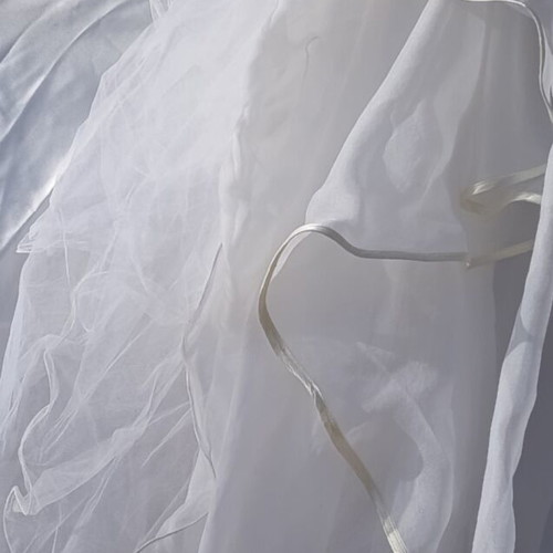 Wedding skirt used, Italian muslin with layers of tulle and satin