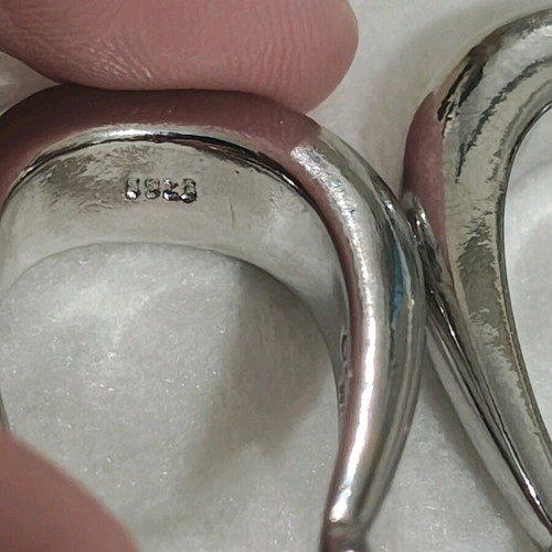 Silver earrings S925 new, silver color
