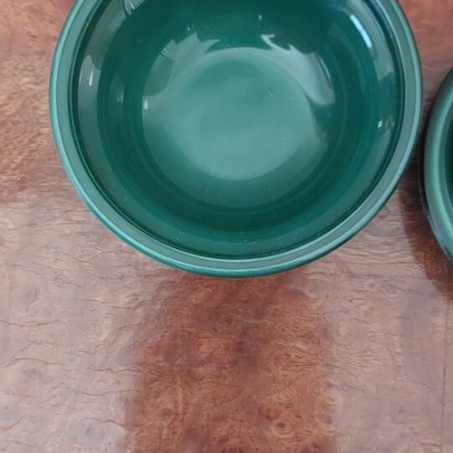 Art Deco Malachite Jewelry Box Powder Case 1930, like new