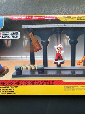 Super Mario Lava Castle Playset Nintendo new sealed box