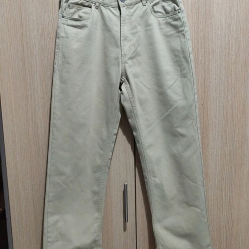 Women's pants used, size M, beige