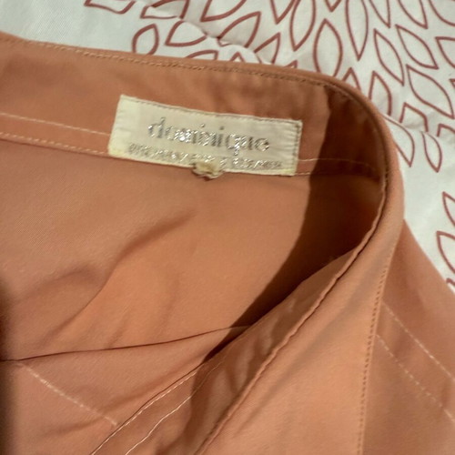 Shirt in loose fit like new, peach color, size M