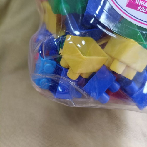 X-Trem Color Blocks construction toy used, 100+ pieces