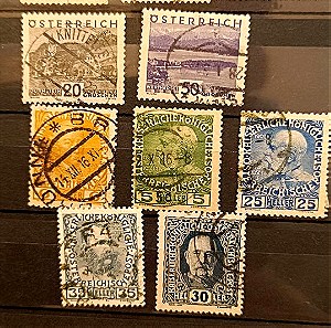 ΑΥΣΤΡΊΑ 10 συλλεκτικά γραμματόσημα