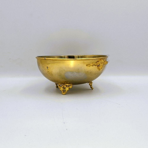 24K Gold Plated Fondue Bowl used