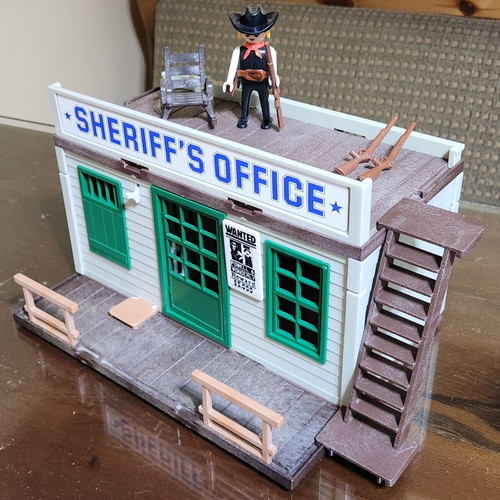 Playmobil 3423 Sheriff’s Office used vintage collectible