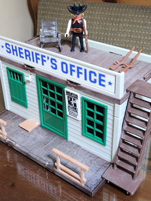 Playmobil 3423 Sheriff’s Office used vintage collectible