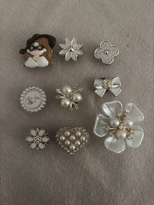 Crocs charms set of 9 pieces new