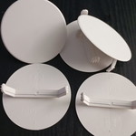 Dabler cover for electrical box with ears, white, 300/01, pack of 5