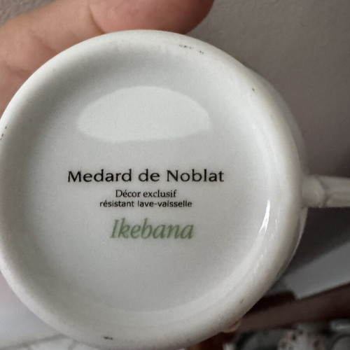Medard de Noblat Ikebana porcelain coffee and tea set