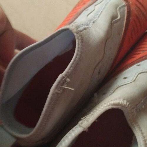 Nike football shoes like new, size 40, red and turquoise