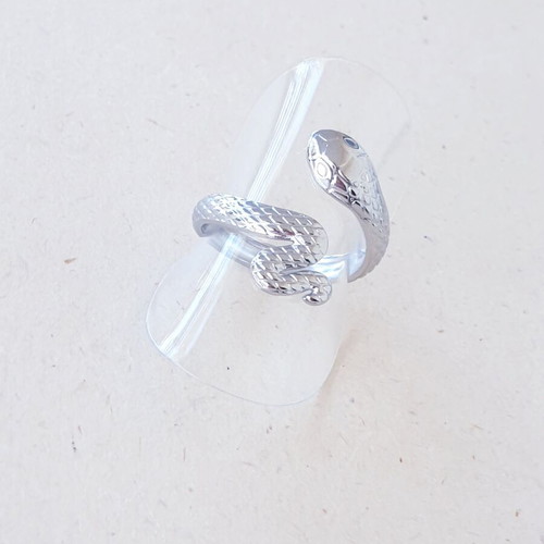 Ring stainless steel 304 with titanium coating, like new, adjustable