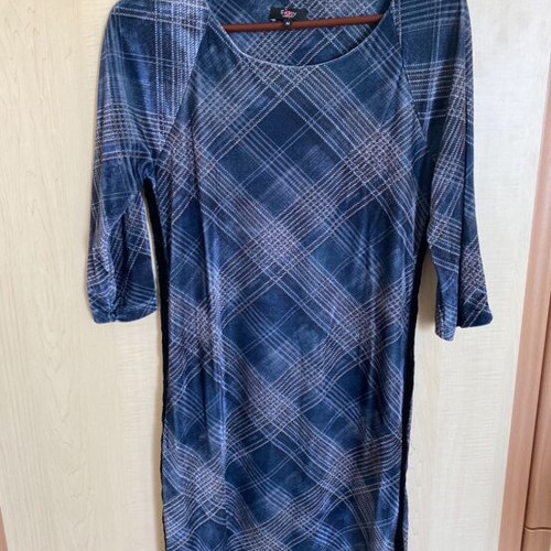 Mini blue dress like new, size M