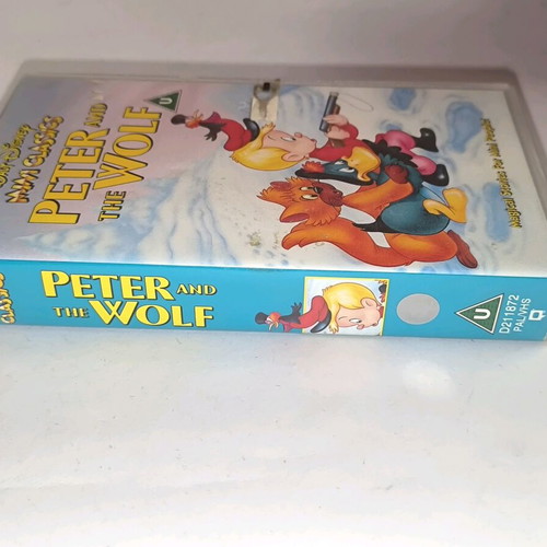 Peter and the Wolf VHS tape used, animated