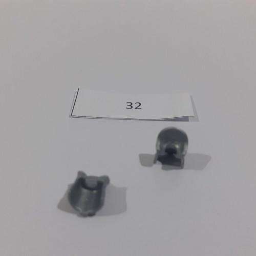 Playmobil Hand Armor #32 New Silver for Knights Ninja Viking Sets