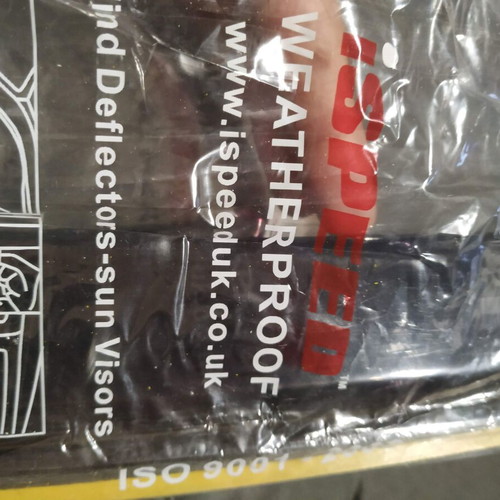 Set of rear wind deflectors for Saab 9-3 2002-2014 4-door sedan new