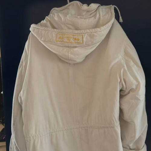 White warm jacket size L like new