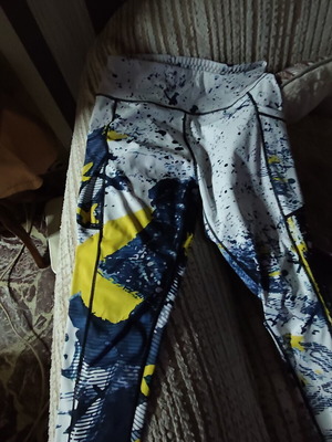 Temu colorful gym leggings new, size M