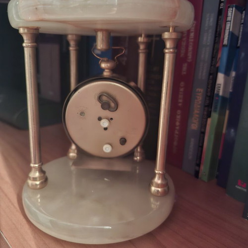 Vintage Europa mechanical analog table clock like new