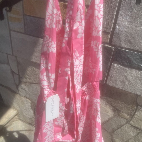 Decoro women's dress new, pink and white, size S-M