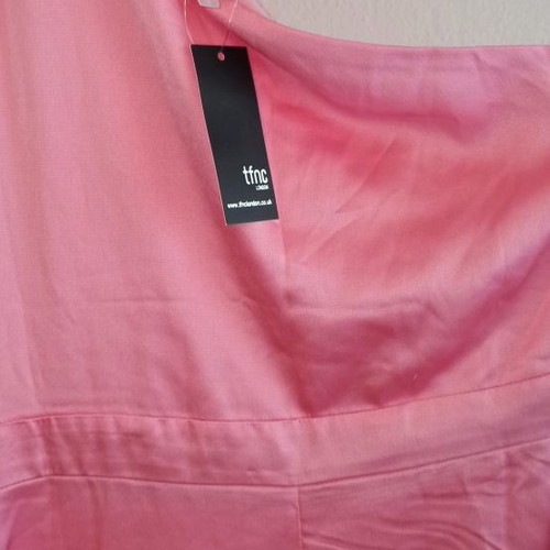 Pink Midi Wonderful Satin Dress, party dress, TFNC LONDON, Medium