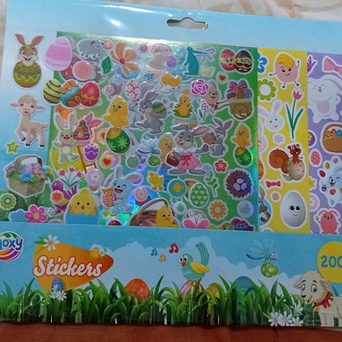 Easter stickers pack of 200 new