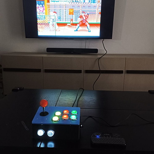 Retro Arcade Console with LED Buttons new