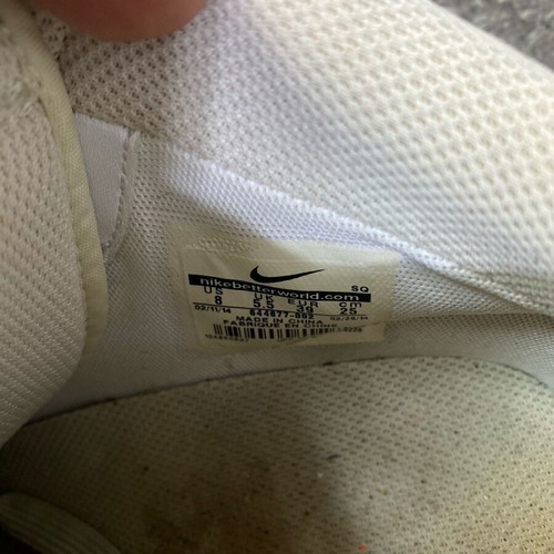 Nike αθλητικά παπούτσια με τακούνι σαν καινούργια, μέγεθος 39, άσπρο και γκρι