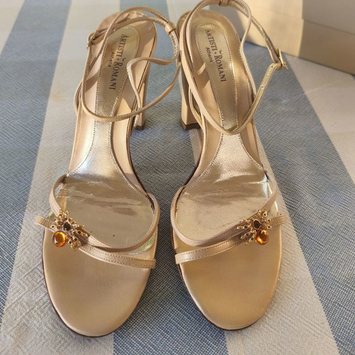 Artisti Romani Athens leather sandals new, size 40