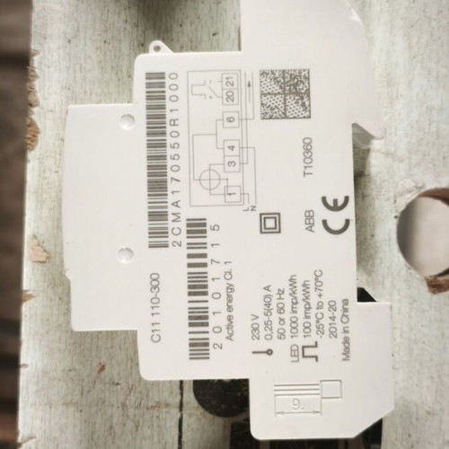 ABB C11 Single-Phase Energy Meter 40A with Pulse Output