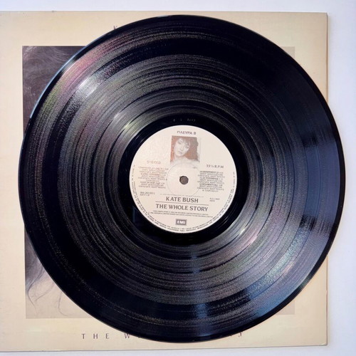 Kate Bush The Whole Story LP used, 1986 Greek edition, gatefold