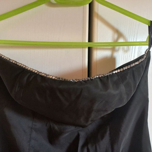 Lynne strapless mini dress, black