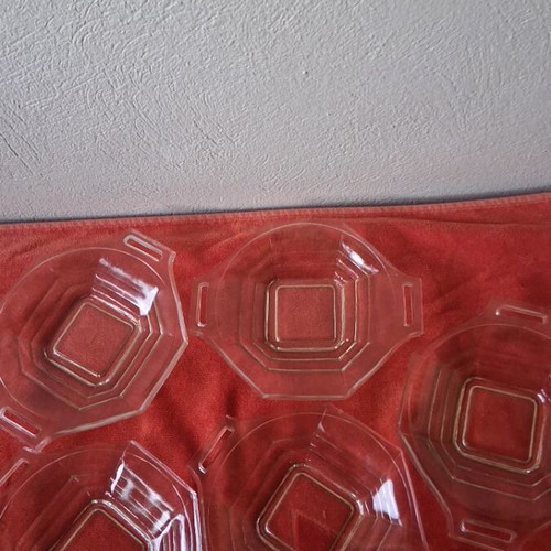 Serving plate with 5 small plates like new, 1950s-60s