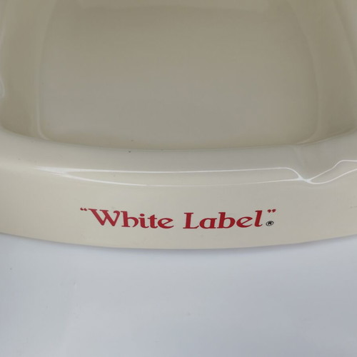 Dewar's ceramic ashtray used, 16cm x 16cm