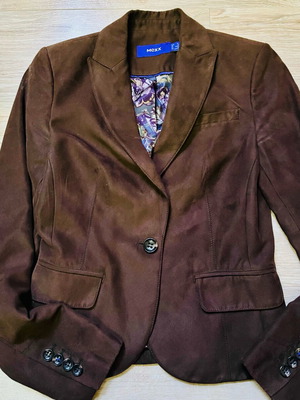 Mexx Fashion jacket brown with castor texture like new, size XS